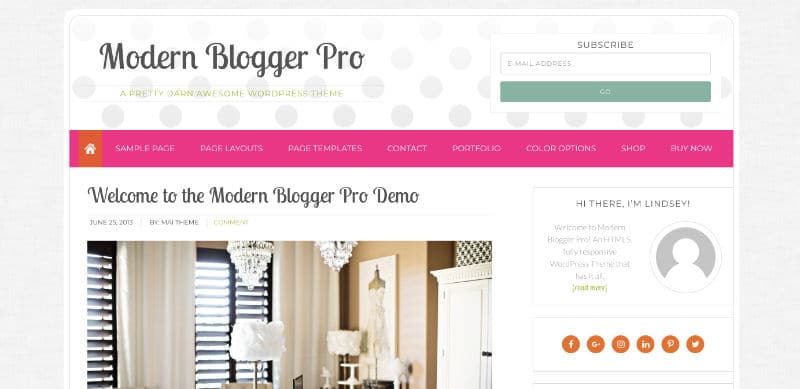 Modern Blogger Pro